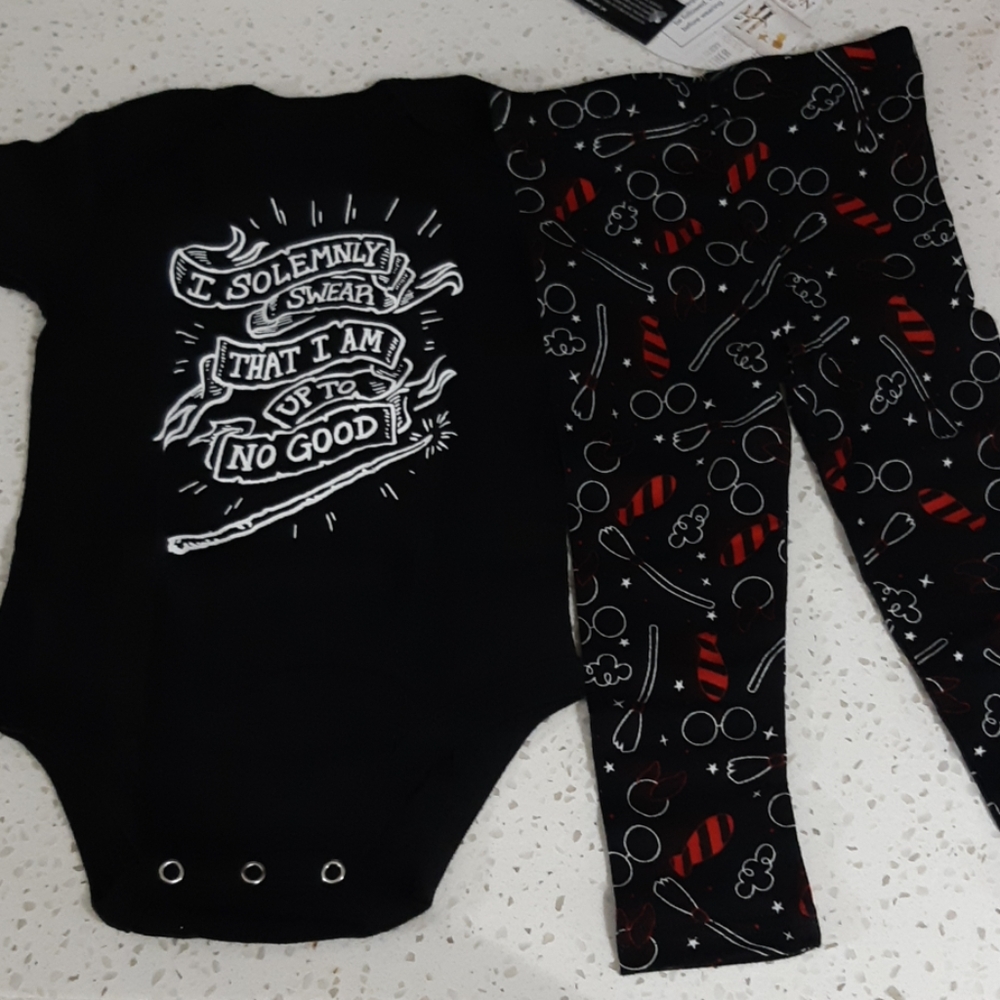 HARRY POTTER marauders map infant baby set